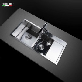 CHẬU RỬA BÁT 2 HỐ NOBINOX LIKEN NL746