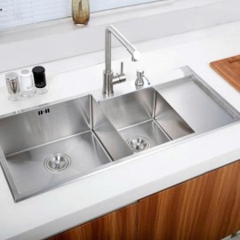 CHẬU RỬA BÁT 2 HỐ NOBINOX LIKEN NL746
