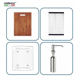 CHẬU RỬA BÁT 2 HỐ NOBINOX LIKEN NL746