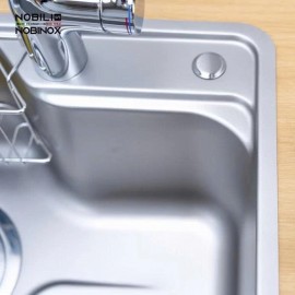 CHẬU RỬA BÁT 1 HỐ NOBINOX LIKEN NL725D
