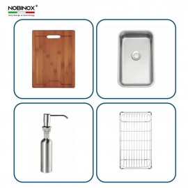 CHẬU RỬA BÁT 1 HỐ NOBINOX LIKEN NL725D