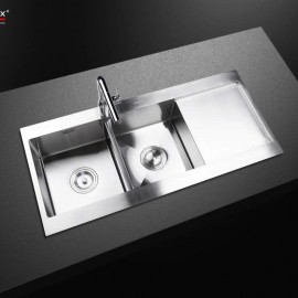 CHẬU RỬA BÁT 2 HỐ NOBINOX LIKEN NL749