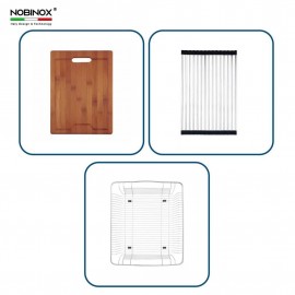 CHẬU RỬA BÁT 2 HỐ NOBINOX LIKEN NL700