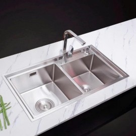 CHẬU RỬA BÁT 2 HỐ NOBINOX LIKEN NL786
