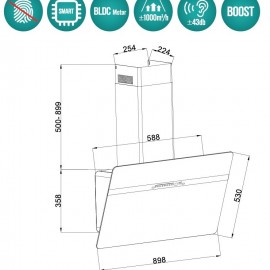 Hút Mùi GrandX GX H90S86BG