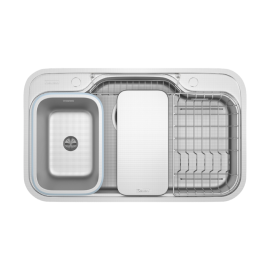 Chậu rửa bát chống xước Workstation Sink Dekor KONOX 8048SU