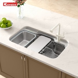 Chậu rửa bát chống xước Workstation Sink Dekor KONOX 8048SU