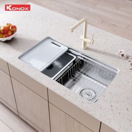 Chậu rửa bát phong cách Nhật bề mặt mịn Tari 780SM