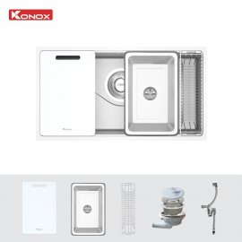 Chậu rửa bát phong cách Nhật bề mặt mịn Tari 8748SM