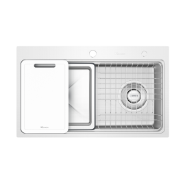 Chậu rửa bát 1 hố chống xước Workstation Sink KN8048TS Dekor