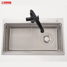 Chậu rửa bát 1 hố chống xước Workstation Sink KN8048TS Dekor