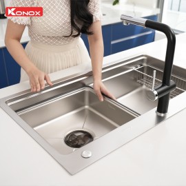 Chậu rửa bát 1 hố chống xước Workstation Sink KN8751TS Dekor