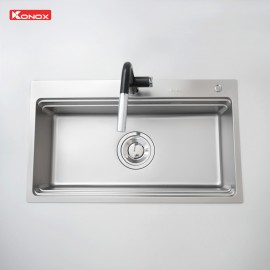 Chậu rửa bát 1 hố chống xước Workstation Sink KN8751TS Dekor