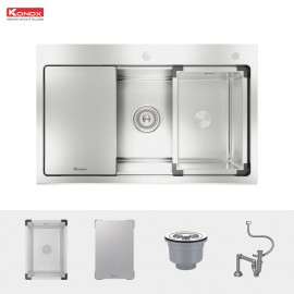 Chậu rửa bát chống xước Workstation Sink – Topmount Sink KN8151TS Dekor