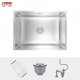 Chậu rửa bát 1 hố chống xước KN6044SU Dekor