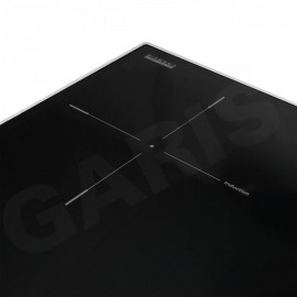 Bếp từ 3 vùng nấu, kính vát 4 cạnh, viền hợp kim nhôm Aviation Shield G1116