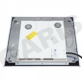 Bếp từ 3 vùng nấu, kính vát 4 cạnh, viền hợp kim nhôm Aviation Shield G1116