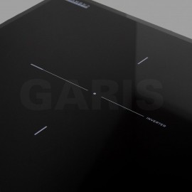 Bếp từ 2 vùng nấu, kính vát 4 cạnh, viền hợp kim nhôm Aviation Shield G1214