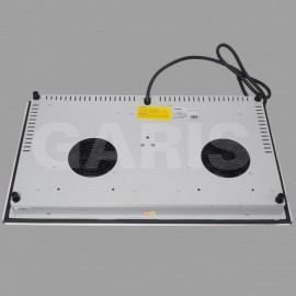 Bếp từ 2 vùng nấu, kính vát 4 cạnh, viền hợp kim nhôm Aviation Shield G1214