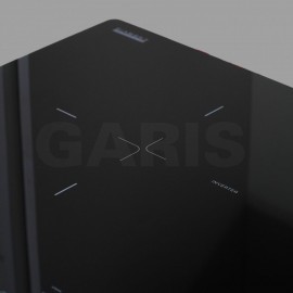 Bếp từ 2 vùng nấu, kính vát 4 cạnh, viền hợp kim nhôm Aviation Shield G1216