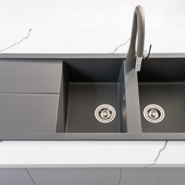 Chậu rửa bát Granite Sink Livello Smart 1160 – Grey