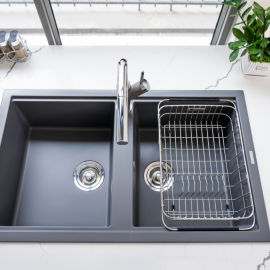 Chậu rửa bát Granite Sink Phoenix Smart 860 – Grey