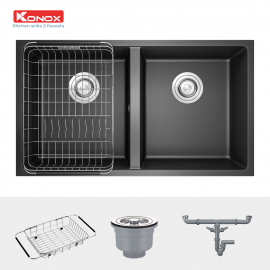 Chậu rửa bát Granite Sink Veloci 760D – Black