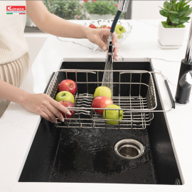 Chậu rửa bát Granite Sink Naros 760S – Black