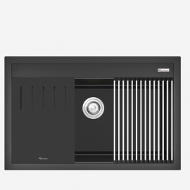 Chậu rửa bát đá Granite Sink Terra 790S Black