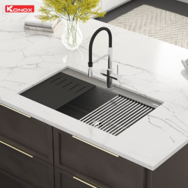 Chậu rửa bát đá Granite Sink Terra 790S Grey