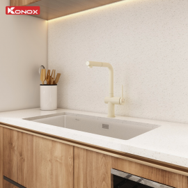 Vòi rửa bát dây rút Stream Smart - Nude