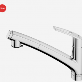 Vòi rửa bát phong cách Nhật Bản Kira Chrome