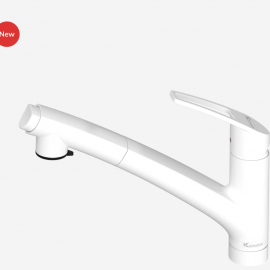 Vòi rửa bát phong cách Nhật Bản Kira White