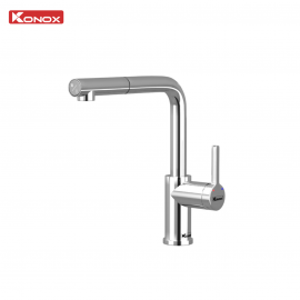 Vòi rửa bát dây rút Lumo Smart Chrome