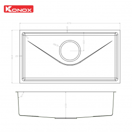 Chậu rửa bát phong cách Nhật bề mặt mịn Tari 870SM