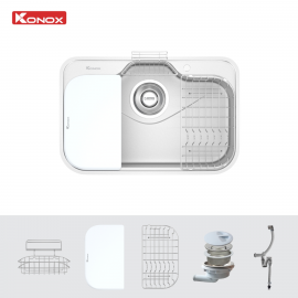 Chậu rửa bát phong cách Nhật bề mặt mịn Tari 7851SM