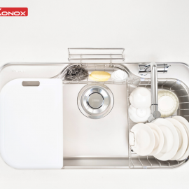 Chậu rửa bát phong cách Nhật bề mặt mịn Tari 9051SM