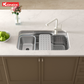 Chậu rửa bát chống xước Workstation Sink Dekor 8048SU