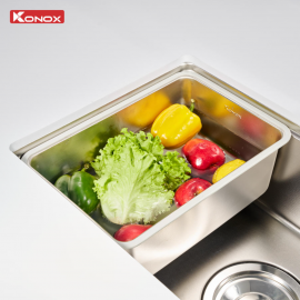 Chậu rửa bát chống xước Workstation Sink Dekor 8044SU