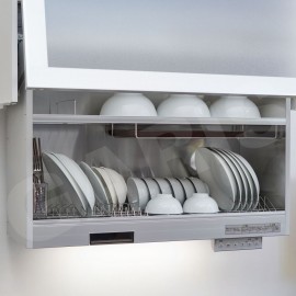 Giá bát đĩa nâng hạ điện Nhật Bản có sấy khô ML06H