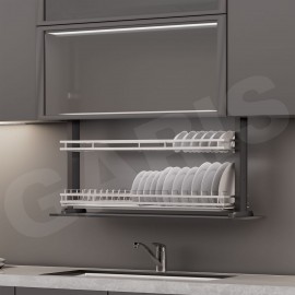 Giá bát đĩa nâng hạ điện GL06X giọng nói/cảm ứng