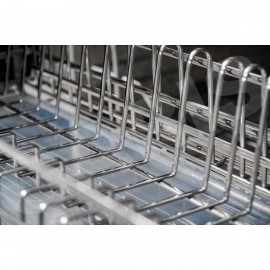 Giá bát đĩa nâng hạ cơ, rổ nan oval, inox 304 GLV6 (Mã cũ ML06V)