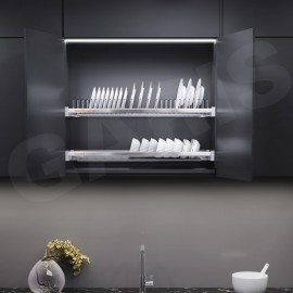 Giá bát đĩa cố định 2 tầng GB04E