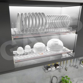 Giá bát đĩa cố định 2 tầng GB04C