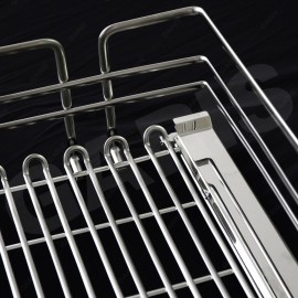 Giá bát đĩa xoong nồi + bát đĩa, rổ nan oval, cánh mở hoặc kéo (Mã cũ MD04V)