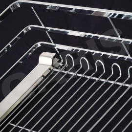 Giá xoong nồi, rổ nan dẹt, cánh mở GP04C