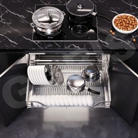 Giá bát đĩa, rổ nan dẹt, cánh mở GDE4 (Mã cũ GD04E)