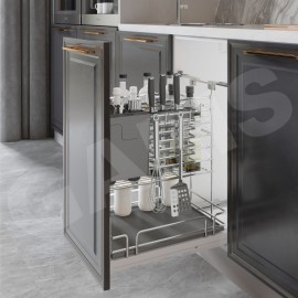 Giá để dao thớt, gia vị, chai lọ, rổ nan oval, cánh kéo GMV2 (Mã cũ MM02V)