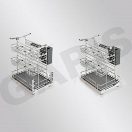 Giá để dao thớt, gia vị, chai lọ, rổ nan oval, cánh kéo GMV2 (Mã cũ MM02V)