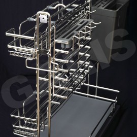 Giá để dao thớt, gia vị, chai lọ, rổ nan oval, cánh kéo GMV2 (Mã cũ MM02V)